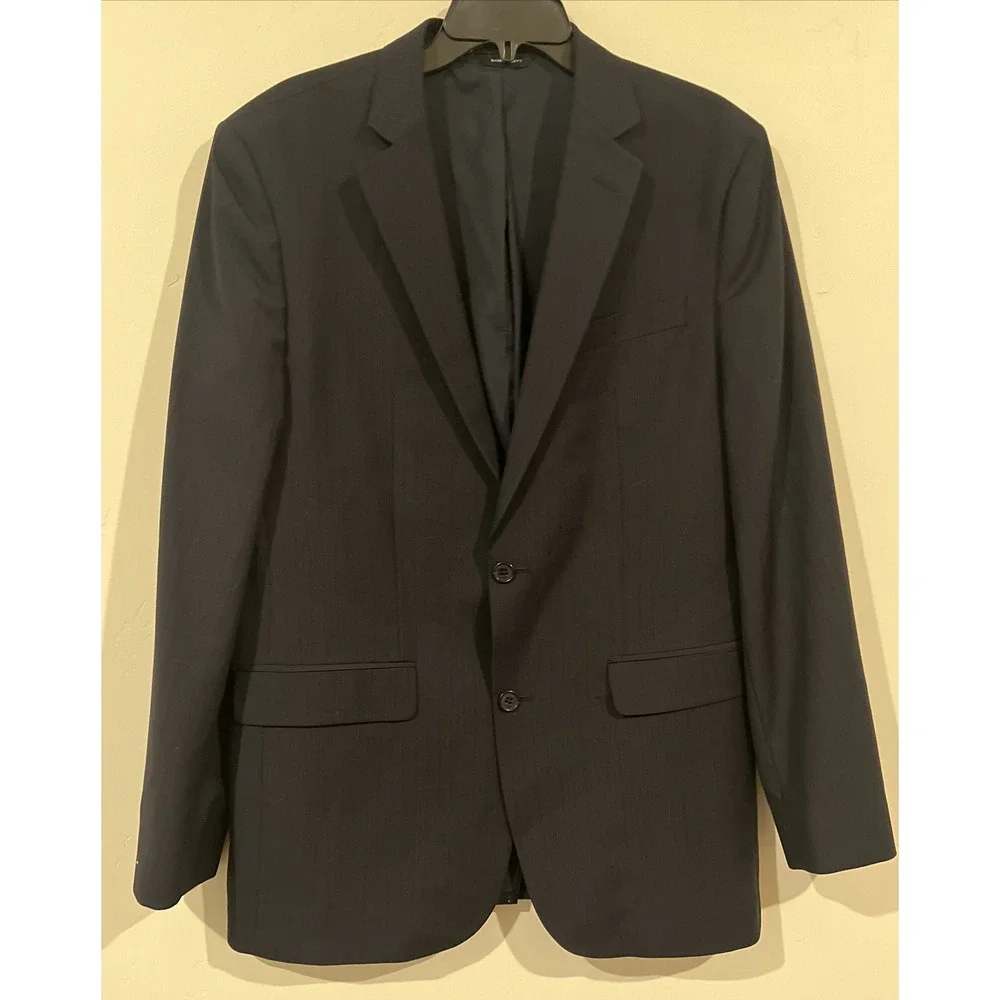 Banana Republic Wool Mens Blazer Size 42L Color Navy